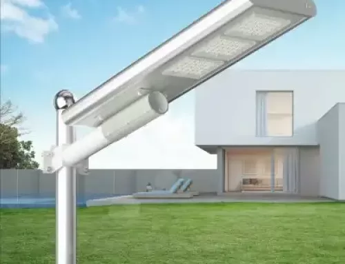 30/40W PV with an 8/10W LED light and a 1200/1500 lumen photovoltaic integrated street light head.